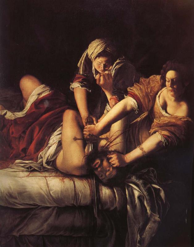 Artemisia gentileschi Judit drapes Holofernes